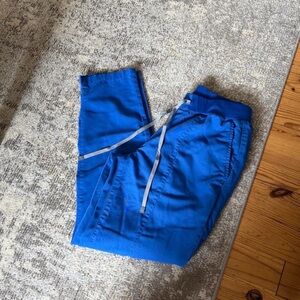 Fabletics Royal Blue Straight-Leg Drawstring Pants